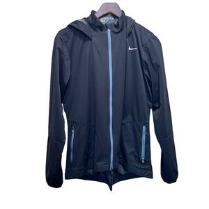 Nike Golf Black Windbreaker Jacket Size Medium Activewear Outdoor Sporty